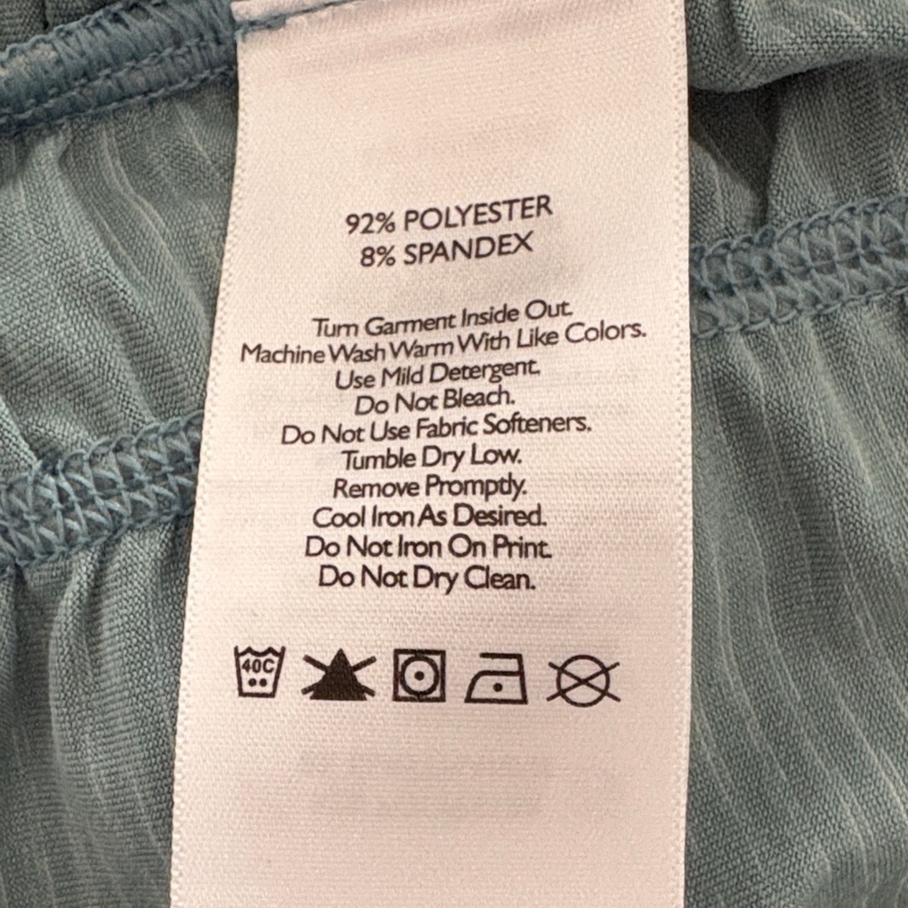 Eddie Bauer Women's Aqua Short Sleeve Top - Picture 5 of 5